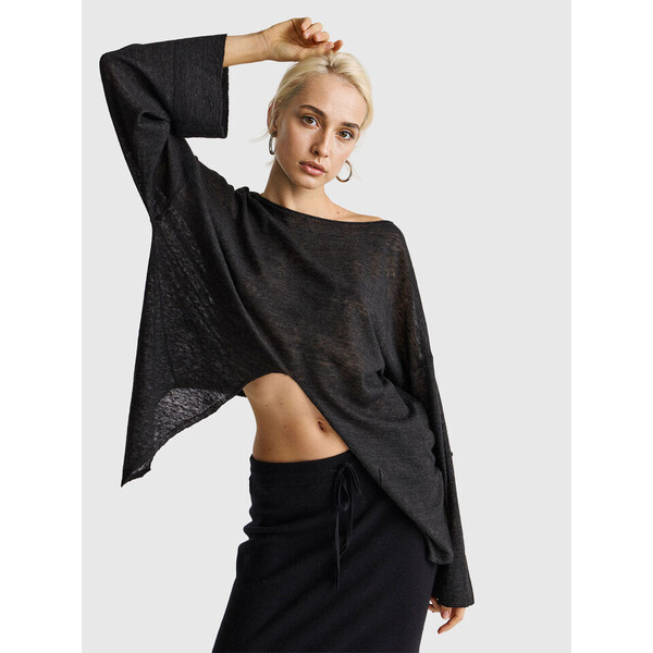 BOAT-NECK SWEAT.L/S