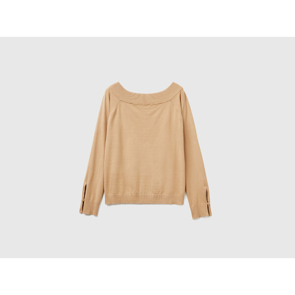 BOAT-NECK SWEAT.L/S