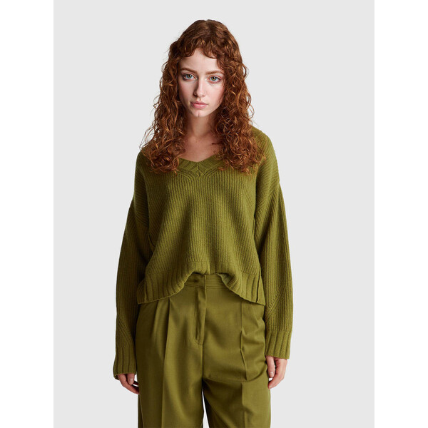 V NECK SWEATER L/S