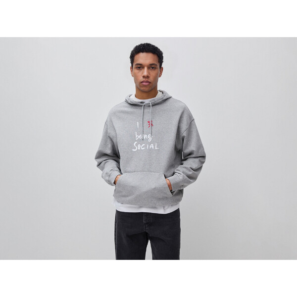 SWEATER W/HOOD - MIKINA