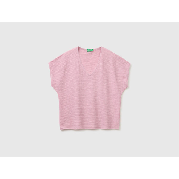 V NECK SWEATER H/S - SVETR