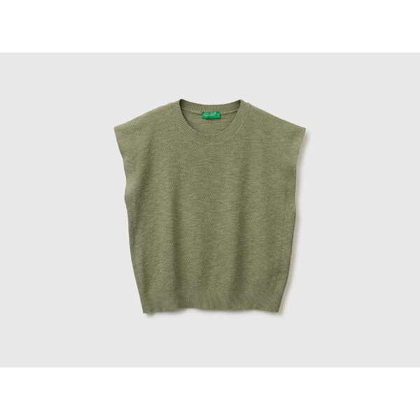SLEEVELESS SWEATER - SVETR