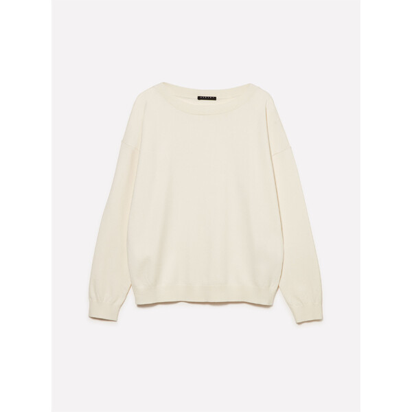 BOAT-NECK SWEAT.L/S
