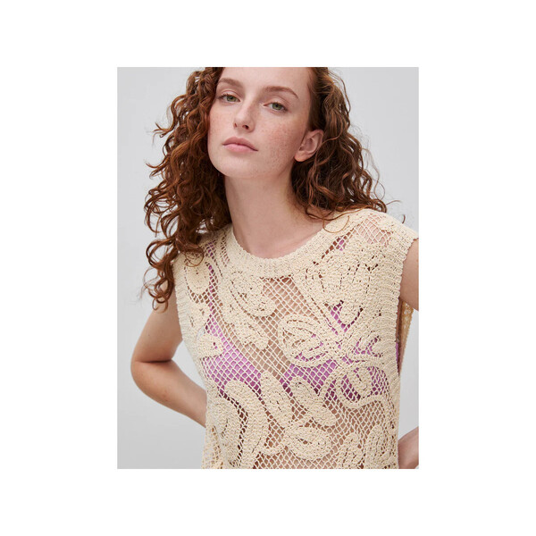 SLEEVELESS SWEATER - SVETR