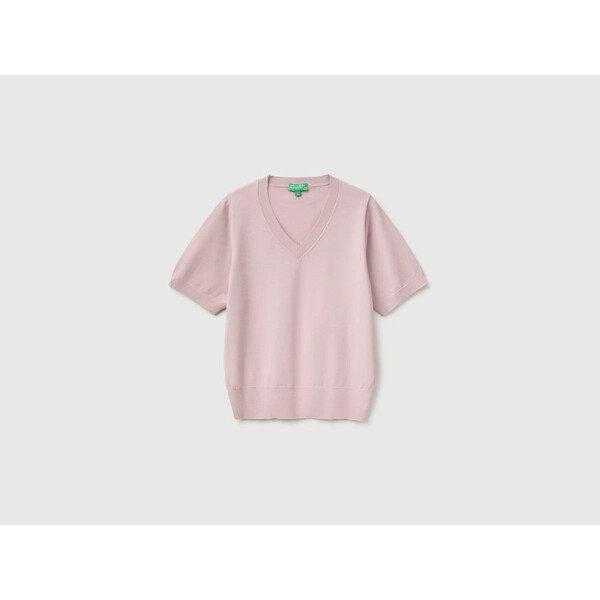 V NECK SWEATER H/S
